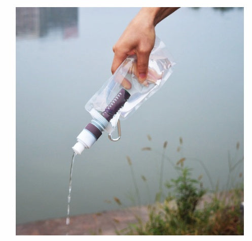 TravelMate Foldable Water Bag – Filtered Hydration On-the-Go